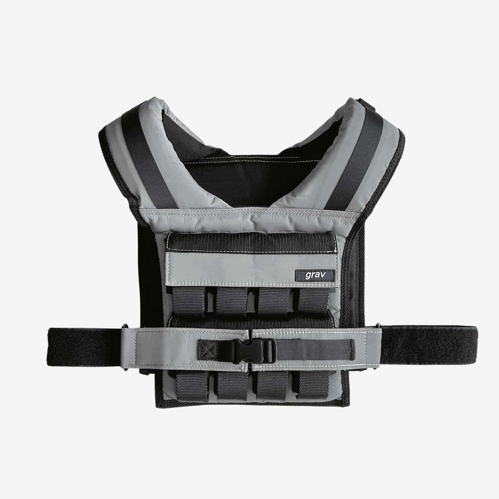 Grav Weight Vest 37lb - Reflective Grey - Image 2